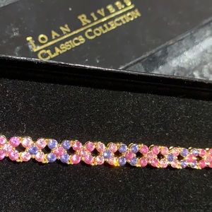 JR crystal line bracelet